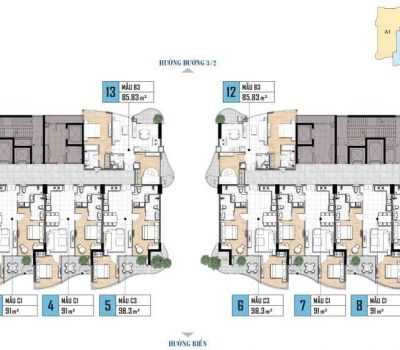 Mặt Bằng Tầng  7-8